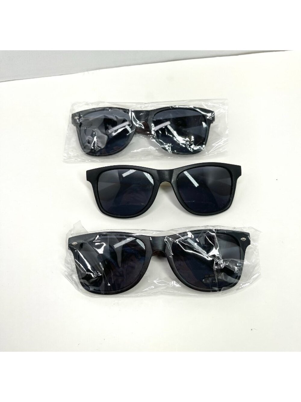 Wedding Party Sunglasses Set Groomsmen/Maid of Honor Black Frames Wood White